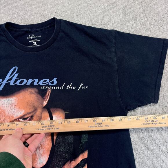 Deftones Around The Fur T-Shirt Mens XL Black Cotton Short Sleeve Spencers Band - Picture 5 of 7